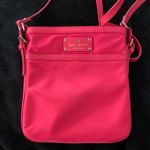 Kate Spade Pink crossbody bag.
